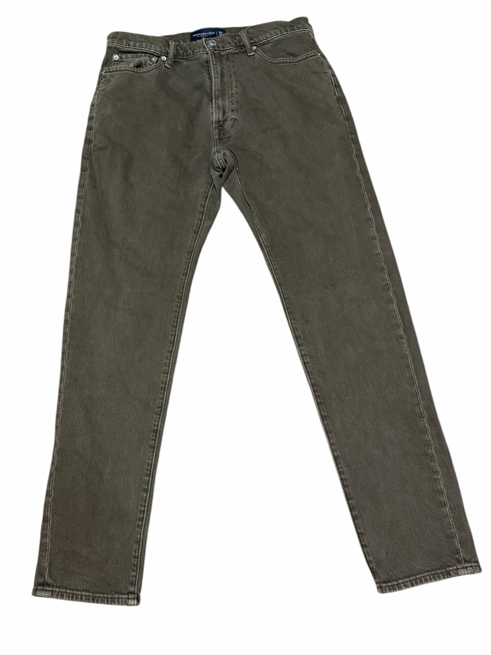 Abercrombie & Fitch Men's 90s Slim Jeans in Brown 33x32
